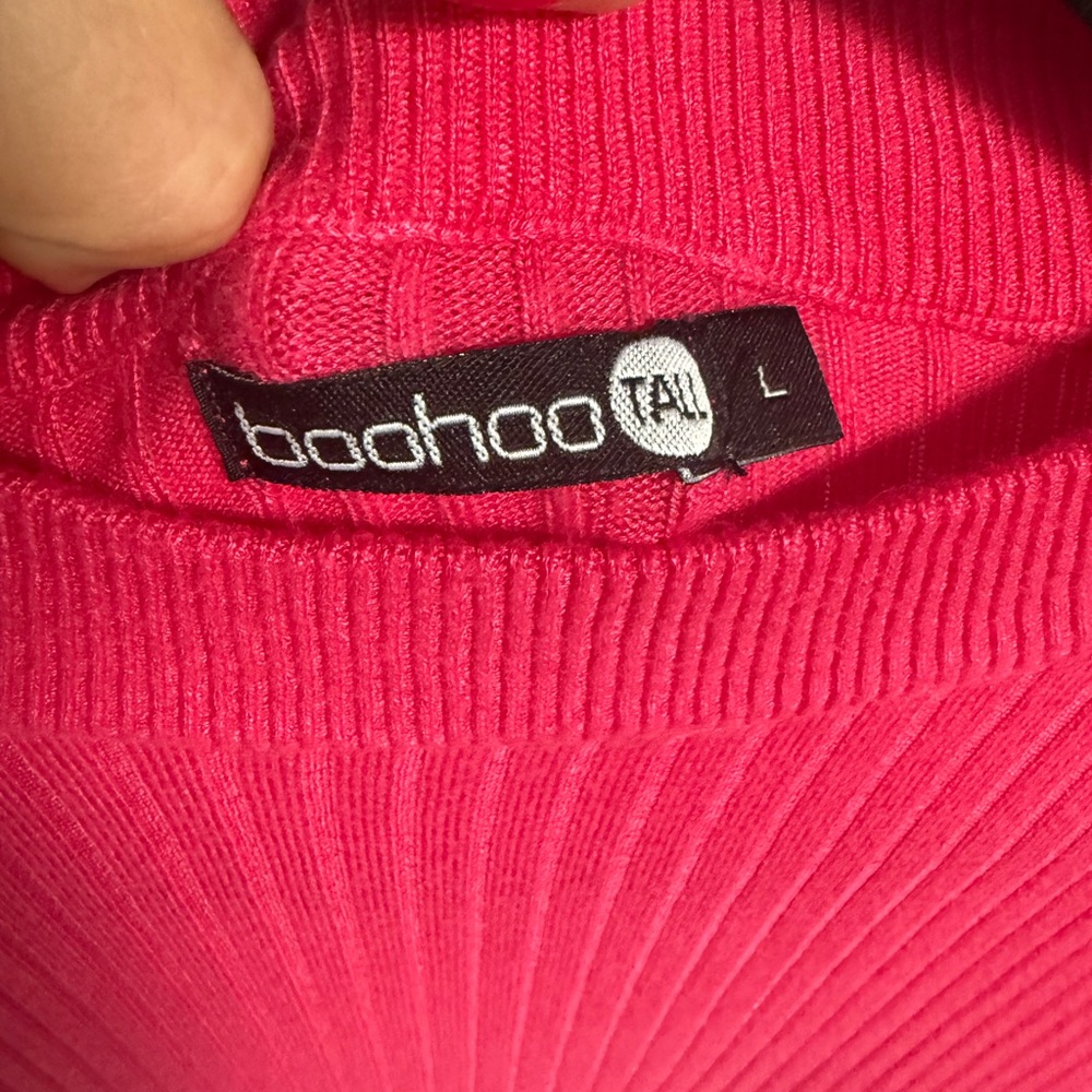 Women's Pink Ribbed Top - Picture 9 of 12